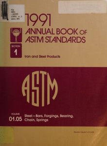 ASTM Section 1 Iron and Steel Products