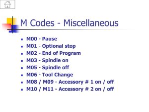 m codes miscellaneous l